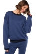 Cachemire et Coton pull femme col rond stormie bleu navy m